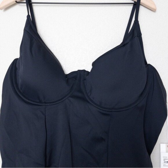 NWT Good American Compression Showoff Swimsuit 5XL Black001 One Piece Full - Picture 6 of 11